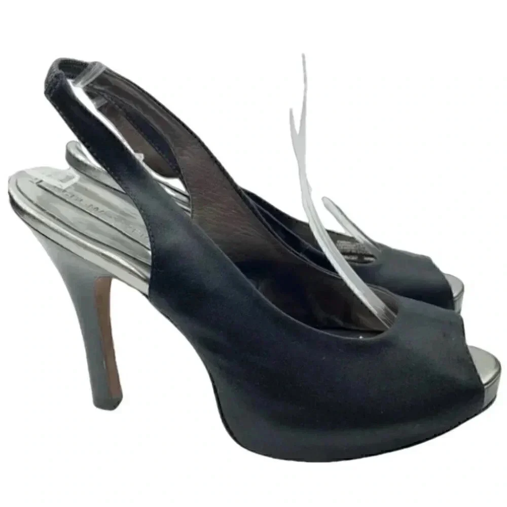 Bcbgmaxazria heels size 9 39 satin Platforms